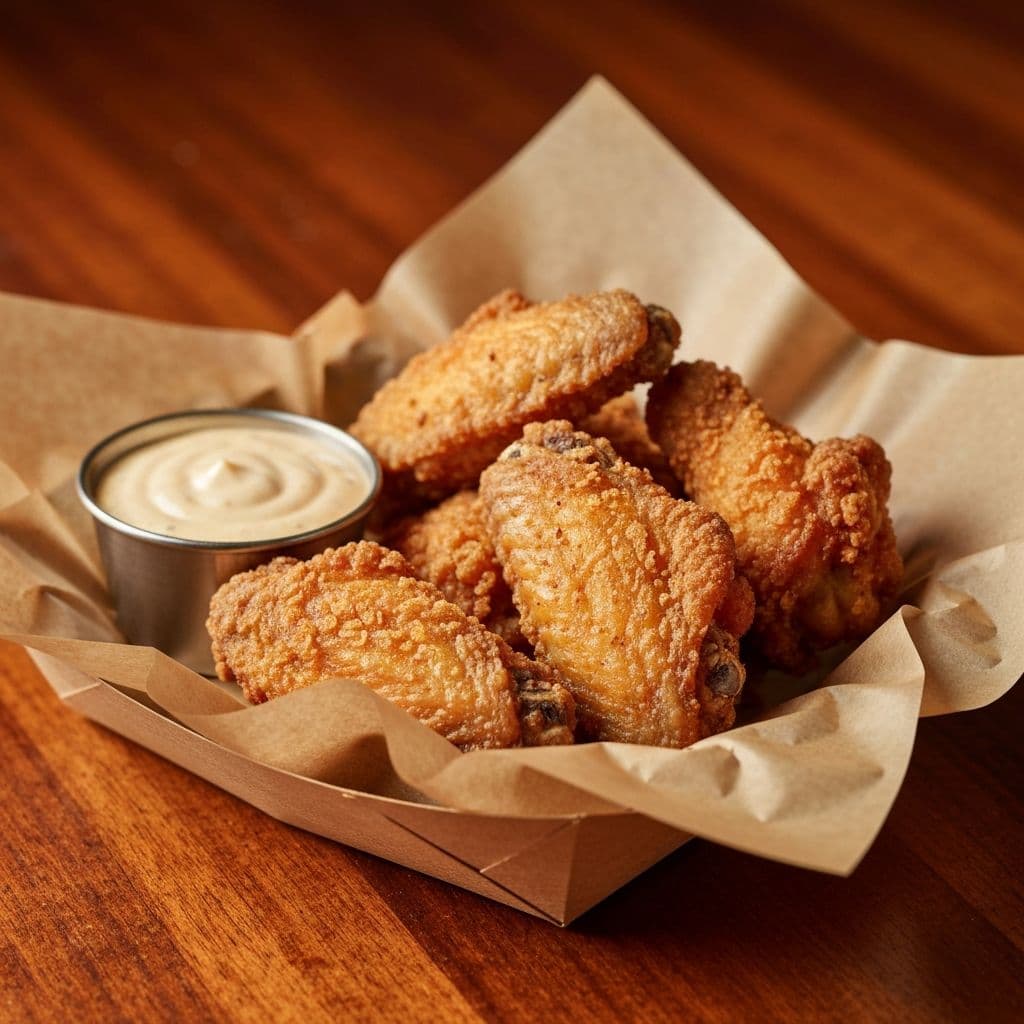 Crispy Wings (No Spicy)